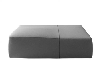 BEND - Upholstered fabric pouf by B&B Italia - view 2
